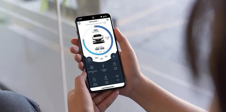 2025 nissan leaf nissanconnect ev app