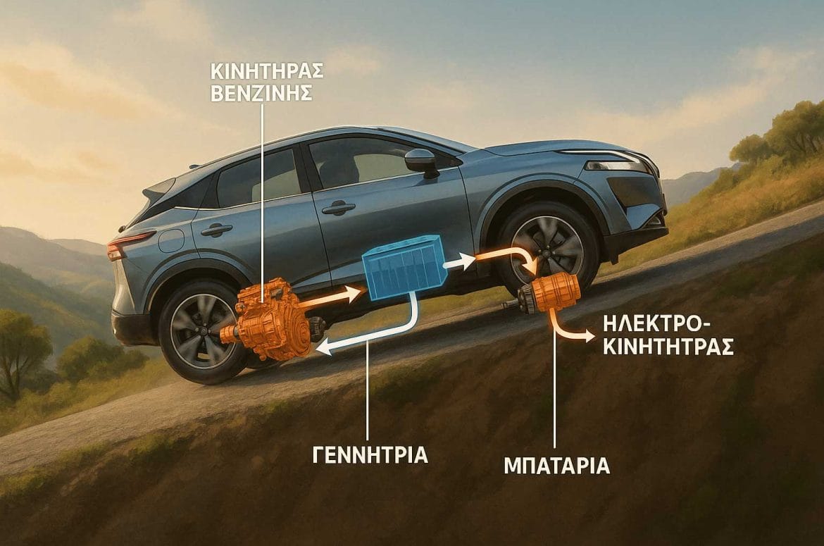 pos doulevei to e power tis nissan kai ti kerdizeis stin kathimerini odigisi