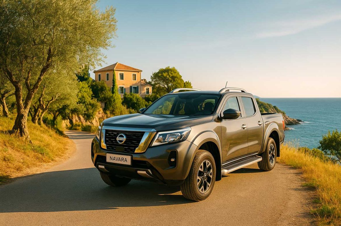 to nissan navara stin kerkyra dynami antochi kai asfaleia se kathe fortio