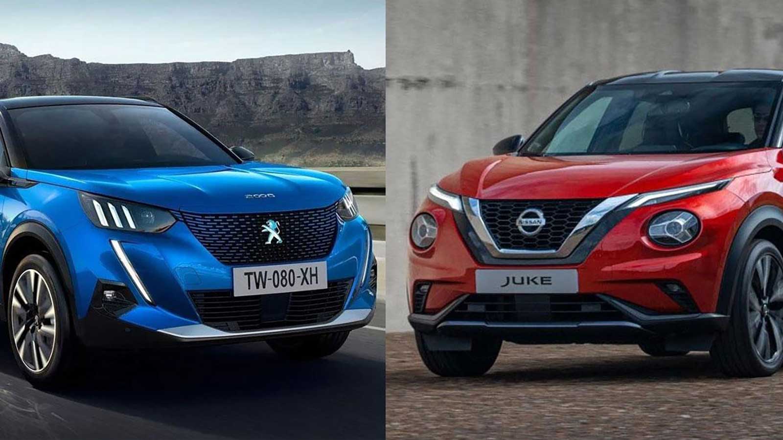 Nissan Juke vs Peugeot 2008