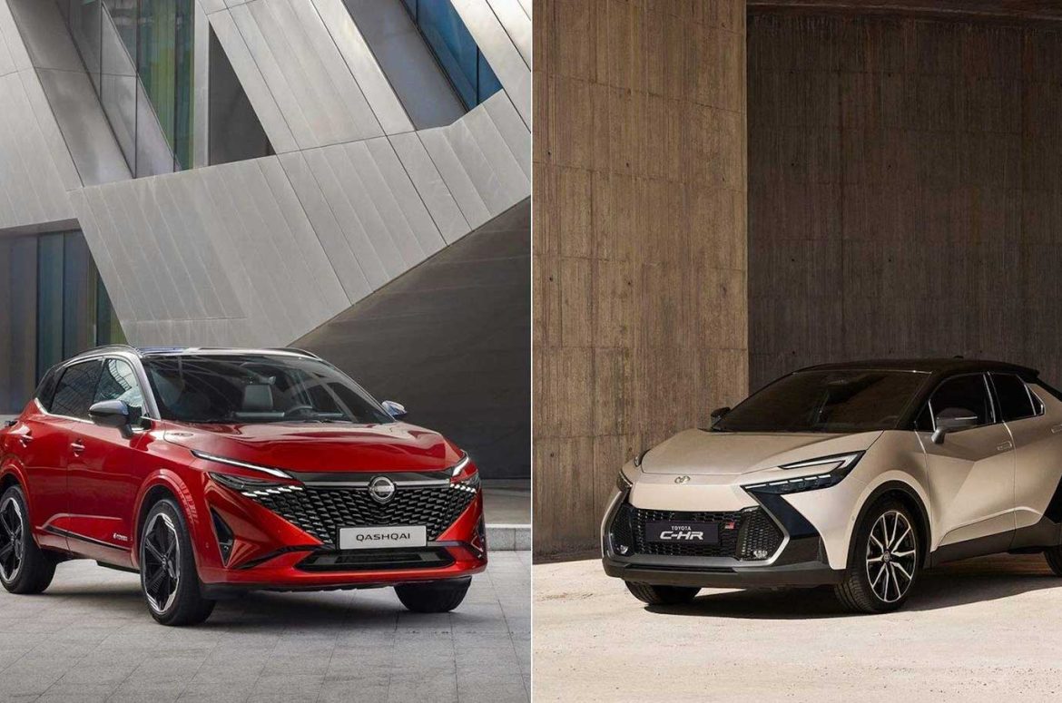 Nissan Qashqai vs Toyota C HR 2025