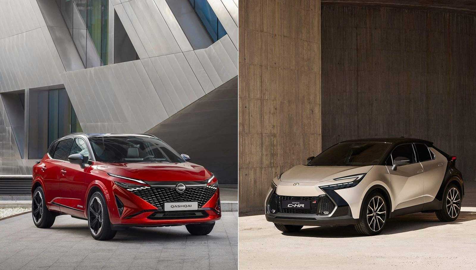 Nissan Qashqai vs Toyota C HR 2025