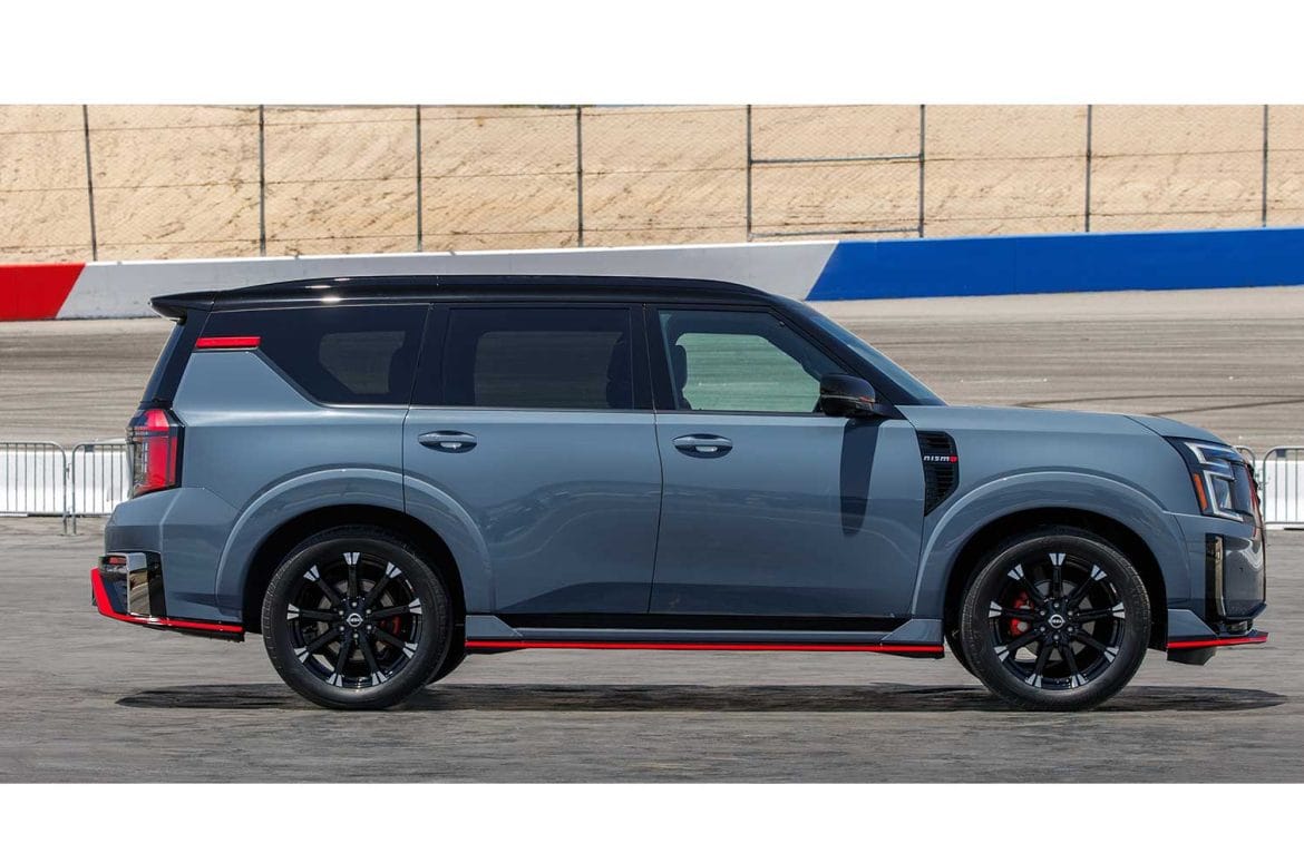 nissan armada nismo 2026 460 ippoi gia to premium full size suv
