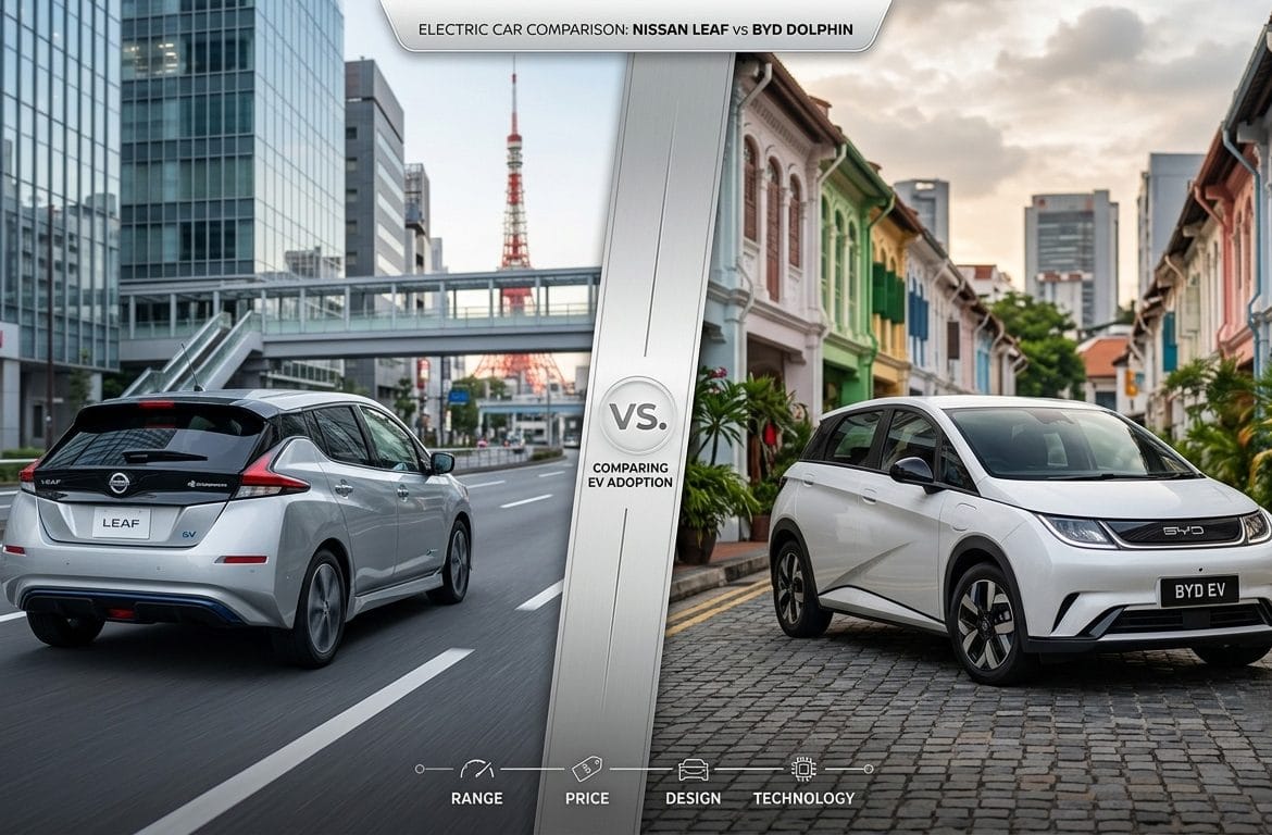 nissan leaf vs byd dolphin poio ilektriko axizei pragmatika ta chrimata sas1
